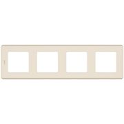Рамка 4-м Inspiria сл. кость IEK 673961