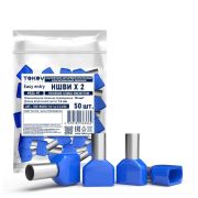 Наконечник штыревой втулочный изолированный двойн. НШВИ(2) 16-14 TOKOV ELECTRIC TKE-NSVI2-16-14-C08/50