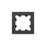 Рамка 1-м Эпика пластик черн. EKF UP1-FPB-01